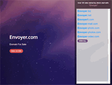 Tablet Screenshot of envoyer.com